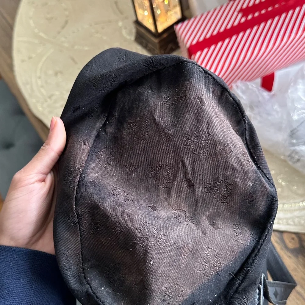 Vintage MCM Black Canvas/Leather Bucket Bag - Picture 13 of 16